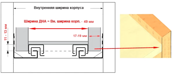 Проектирование направляющих для выдвижного ящика Проектирование направляющих для выдвижного ящика