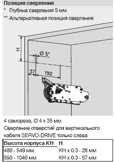 Установка силовых механизмов АВЕНТОС HF Установка силовых механизмов АВЕНТОС HF